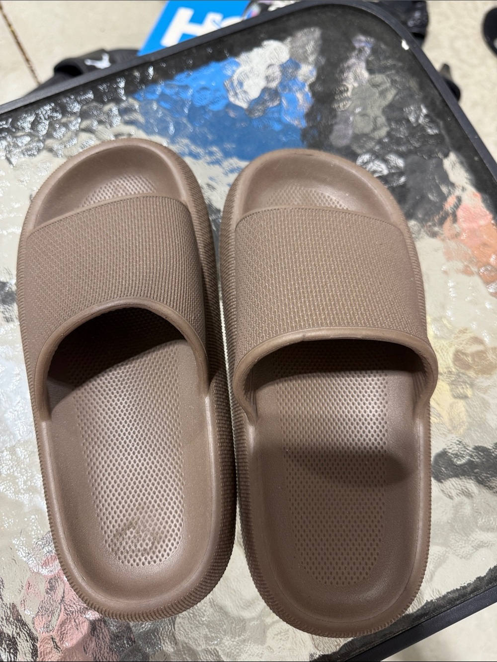 Brown Slide Sandals - Simple Everyday Slides